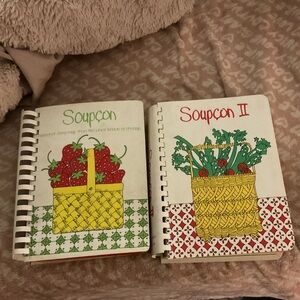 Soupcon 1 & 2 Cookbooks Junior League of Chicago 1974 & 1981